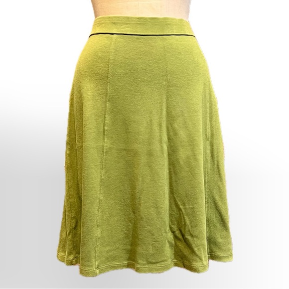 Liz Claiborne Dresses & Skirts - Liz Claiborne olive moss green skirt midi mini 100% cotton summer casual